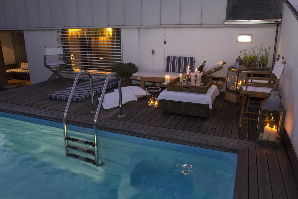 Pavi Apts Ljubljana - Private Rooftop Swimming Pool Liubliana Quarto foto